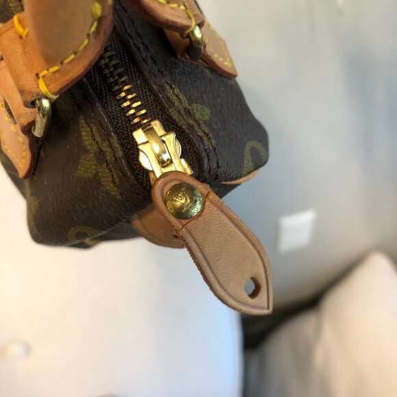 Louis Vuitton (LV) NANO Speedy Monogram Mini Bag-w COA - Picture 12 of 14